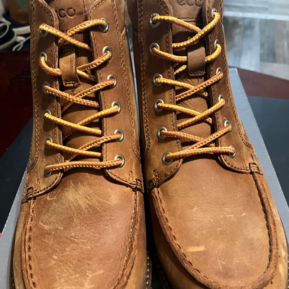 Ecco Men’s Holbrok leather boots 39 5.5 - Picture 3 of 7